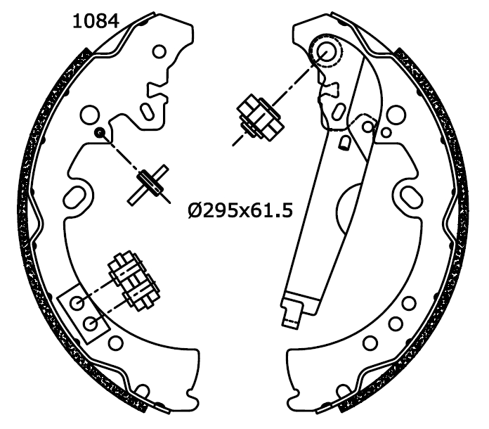 Brake Shoe Set (2255847)