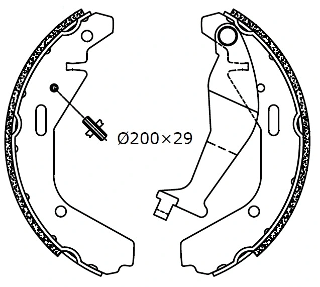 Brake Shoe Set (2255871)