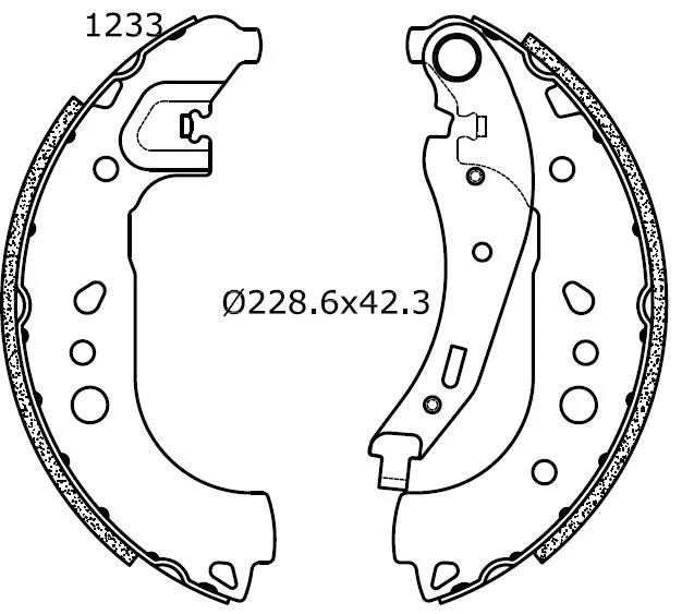 Brake Shoe Set (2255865)