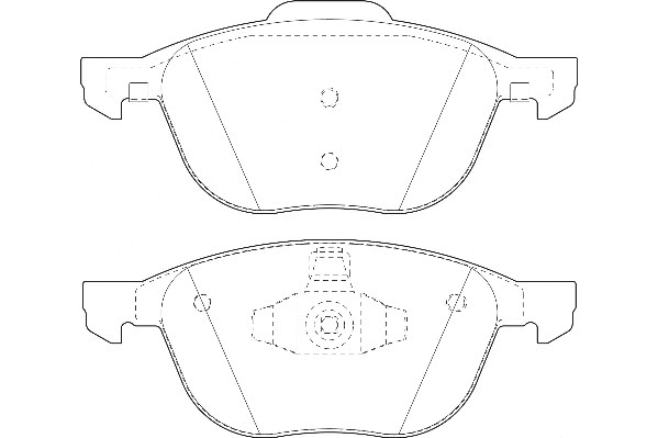 Brake Pad Set, disc brake (2134858)