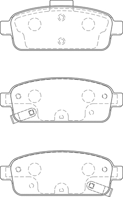 Brake Pad Set, disc brake (2135670)