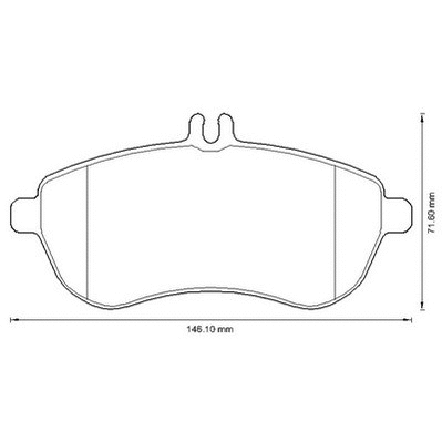 Brake Pad Set, disc brake (2135132)