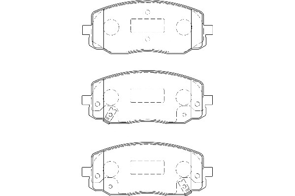Brake Pad Set, disc brake (2135018)