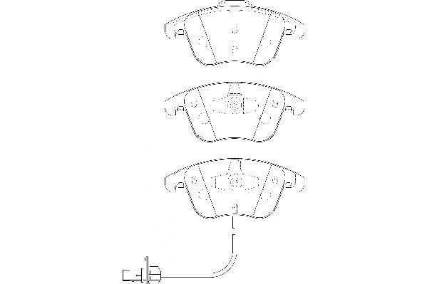 Brake Pad Set, disc brake (2134936)