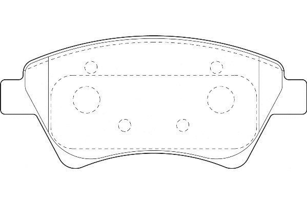 Brake Pad Set, disc brake (2134956)
