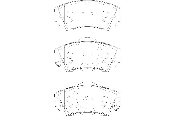 Brake Pad Set, disc brake (2135010)