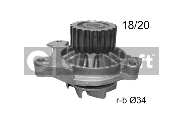 Water Pump, engine cooling (2317079)