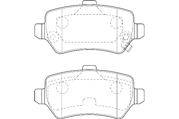 Brake Pad Set, disc brake (2135573)