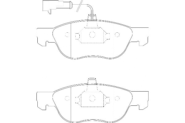 Brake Pad Set, disc brake (2134902)