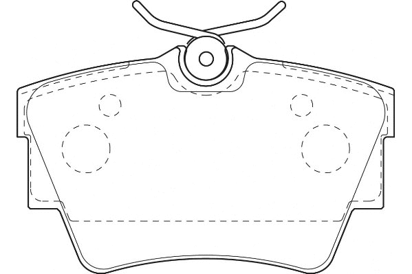 Brake Pad Set, disc brake (2135589)