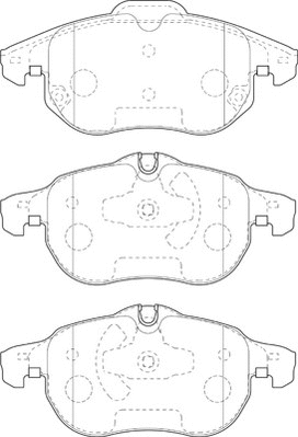 Brake Pad Set, disc brake (2135196)