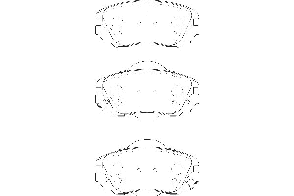 Brake Pad Set, disc brake (2135002)