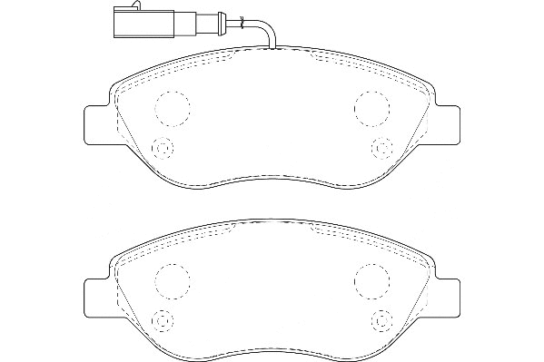 Brake Pad Set, disc brake (2134990)