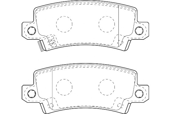 Brake Pad Set, disc brake (2135707)
