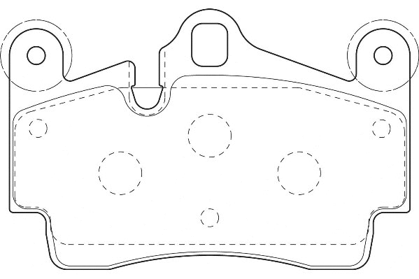Brake Pad Set, disc brake (2135686)