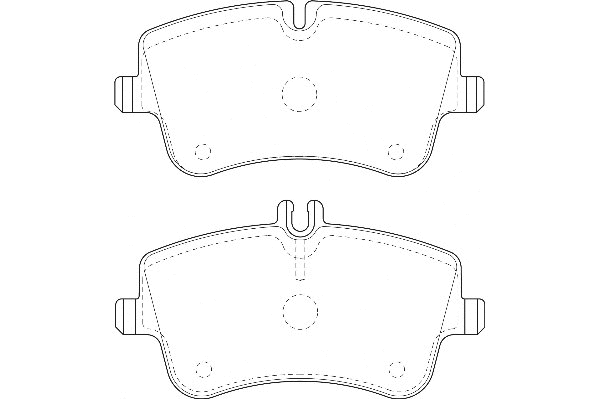 Brake Pad Set, disc brake (2134896)