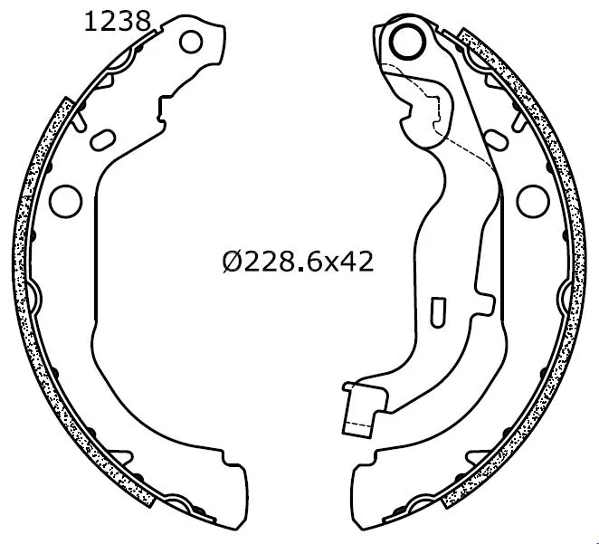 Brake Shoe Set (2255887)