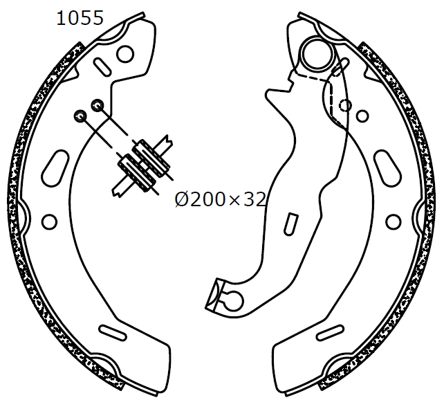 Brake Shoe Set (2255819)
