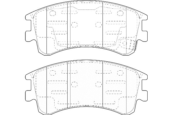 Brake Pad Set, disc brake (2135014)