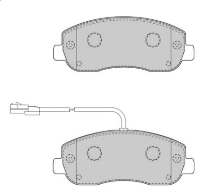 Brake Pad Set, disc brake (2143217)