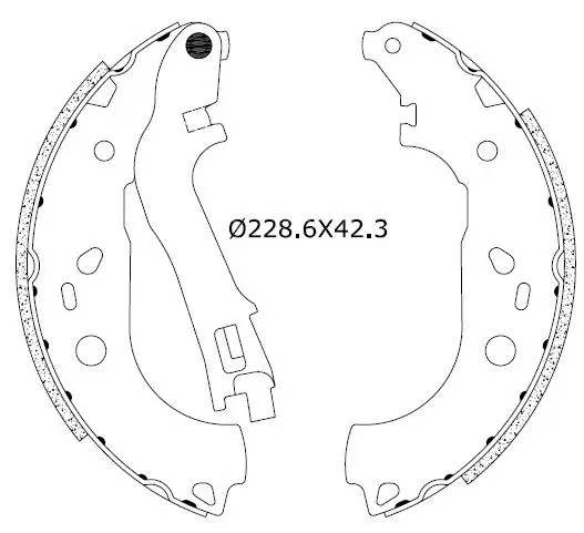 Brake Shoe Set (2255795)