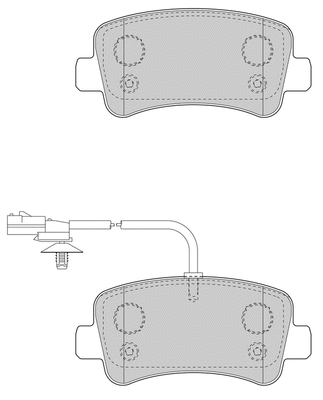 Brake Pad Set, disc brake (2143239)