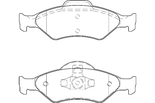 Brake Pad Set, disc brake (2134864)