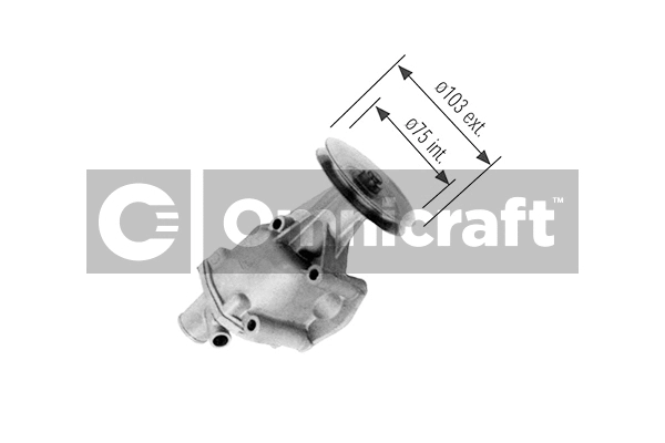 Water Pump, engine cooling (2317131)