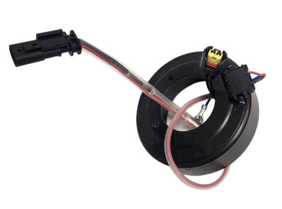 Coil, magnetic-clutch compressor