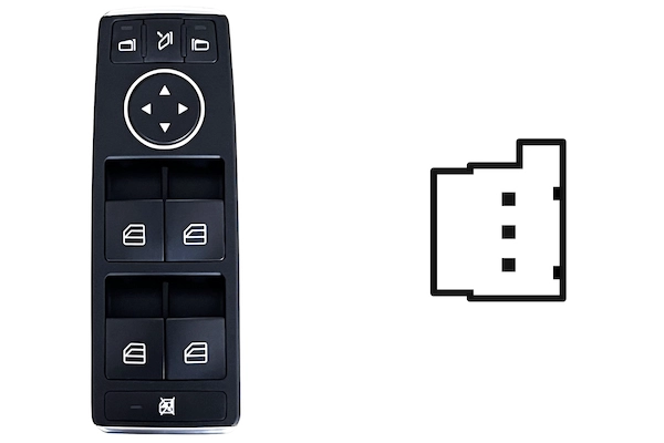 Switch, window regulator (SMB116)