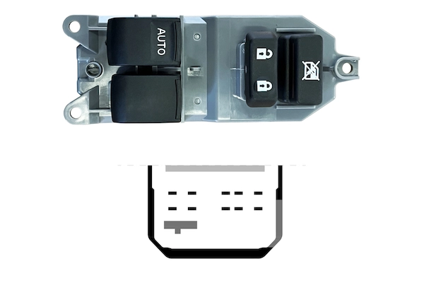 Switch, window regulator (STT103)