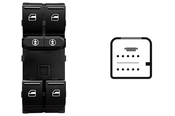 Switch, window regulator (SVW114)