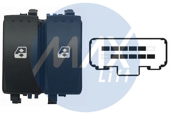 Switch, window regulator (SRN113)