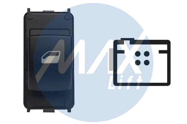 Switch, window regulator (SPG107)