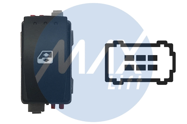 Switch, window regulator (SRN115)