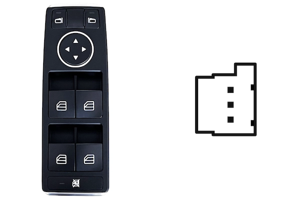 Switch, window regulator (SMB115)