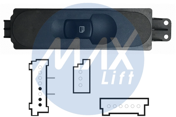 Switch, window regulator (SMB120)