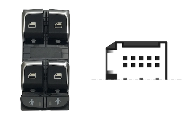 Switch, window regulator (SAD109)