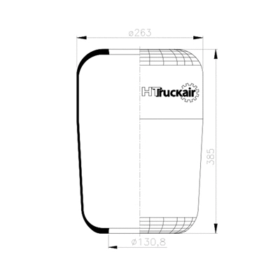 Bellow, air suspension (561.016)