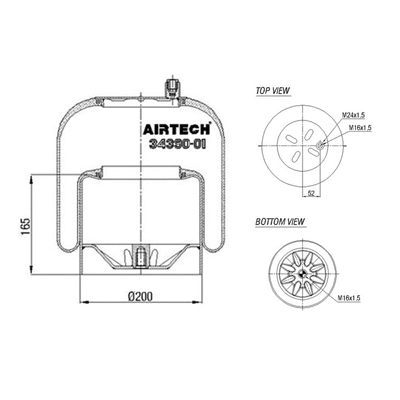 Bellow, air suspension (262.110)