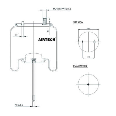 Bellow, air suspension (261.112)