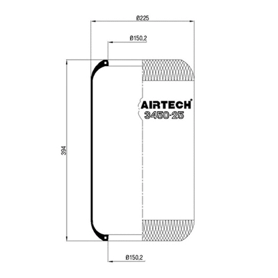 Bellow, air suspension (261.111)