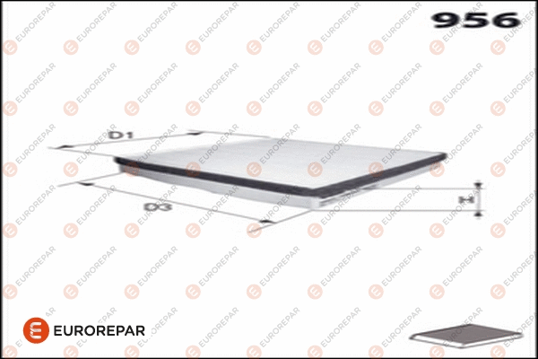 Filter, cabin air (1682951180)