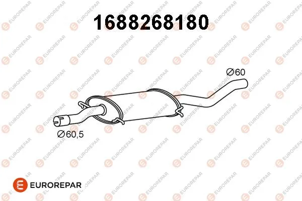 Front Muffler (1688268180)