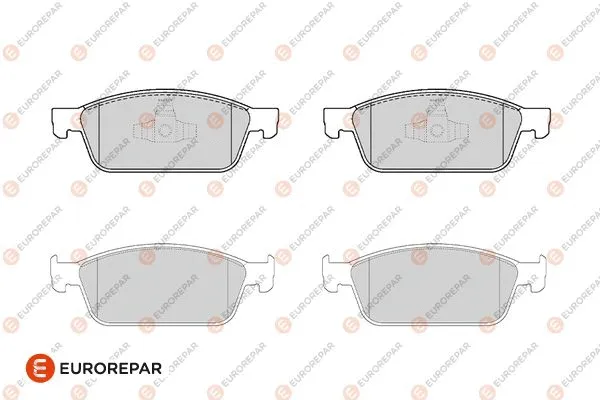 Brake Pad Set, disc brake (1686270480)