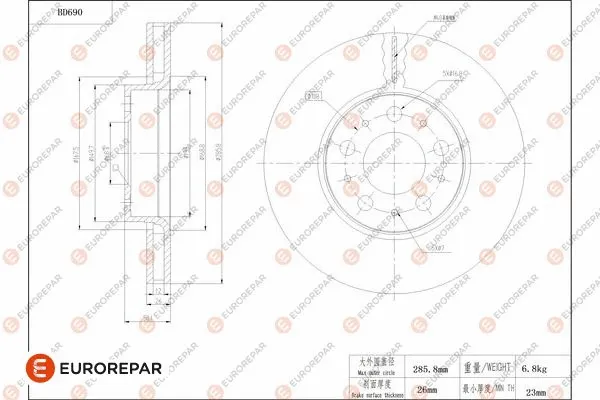 Brake Disc (1684313280)