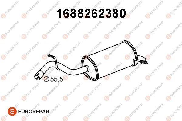 Rear Muffler (1688262380)
