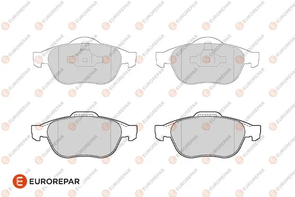 Brake Pad Set, disc brake (1686269580)