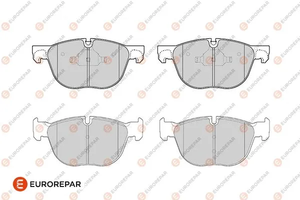 Brake Pad Set, disc brake (1686273080)