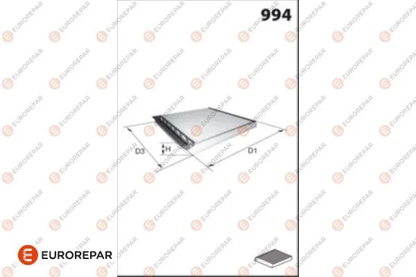 Filter, cabin air (1686263380)